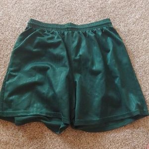 Green Workout Shorts